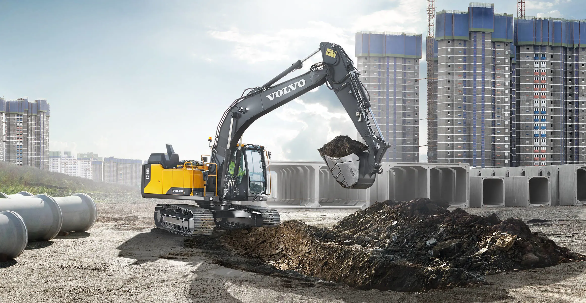 Volvo Medium Crawler Excavators EC160E