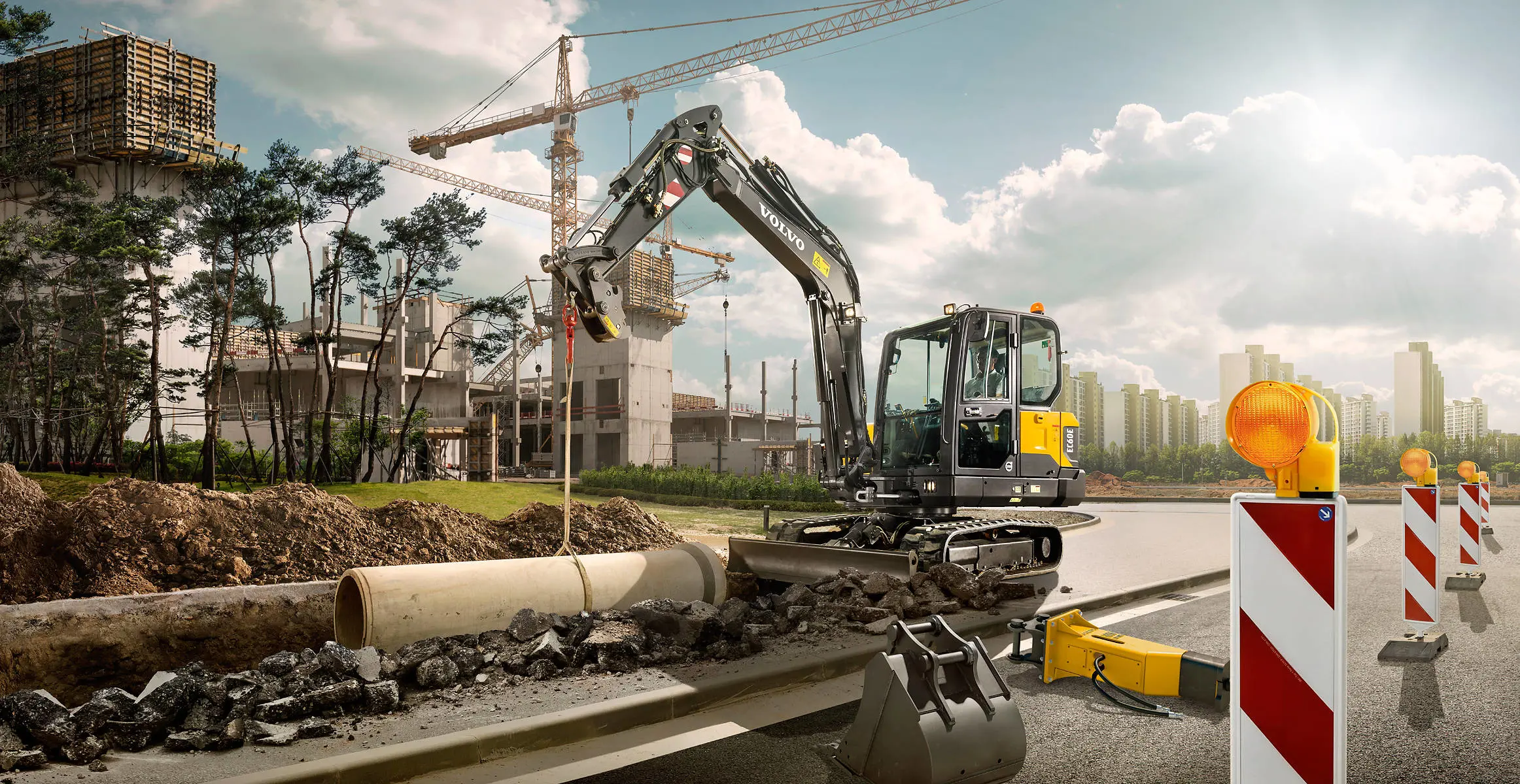 Volvo Compact Excavators EC60E