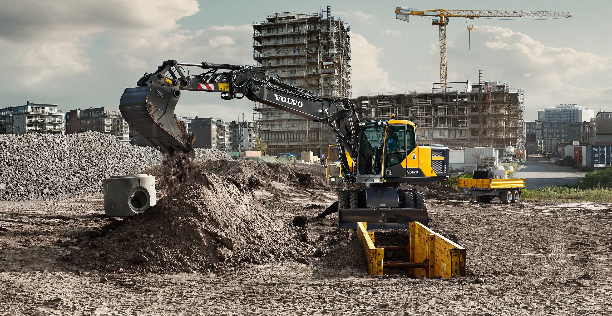 Volvo Wheeled Excavators EW180E