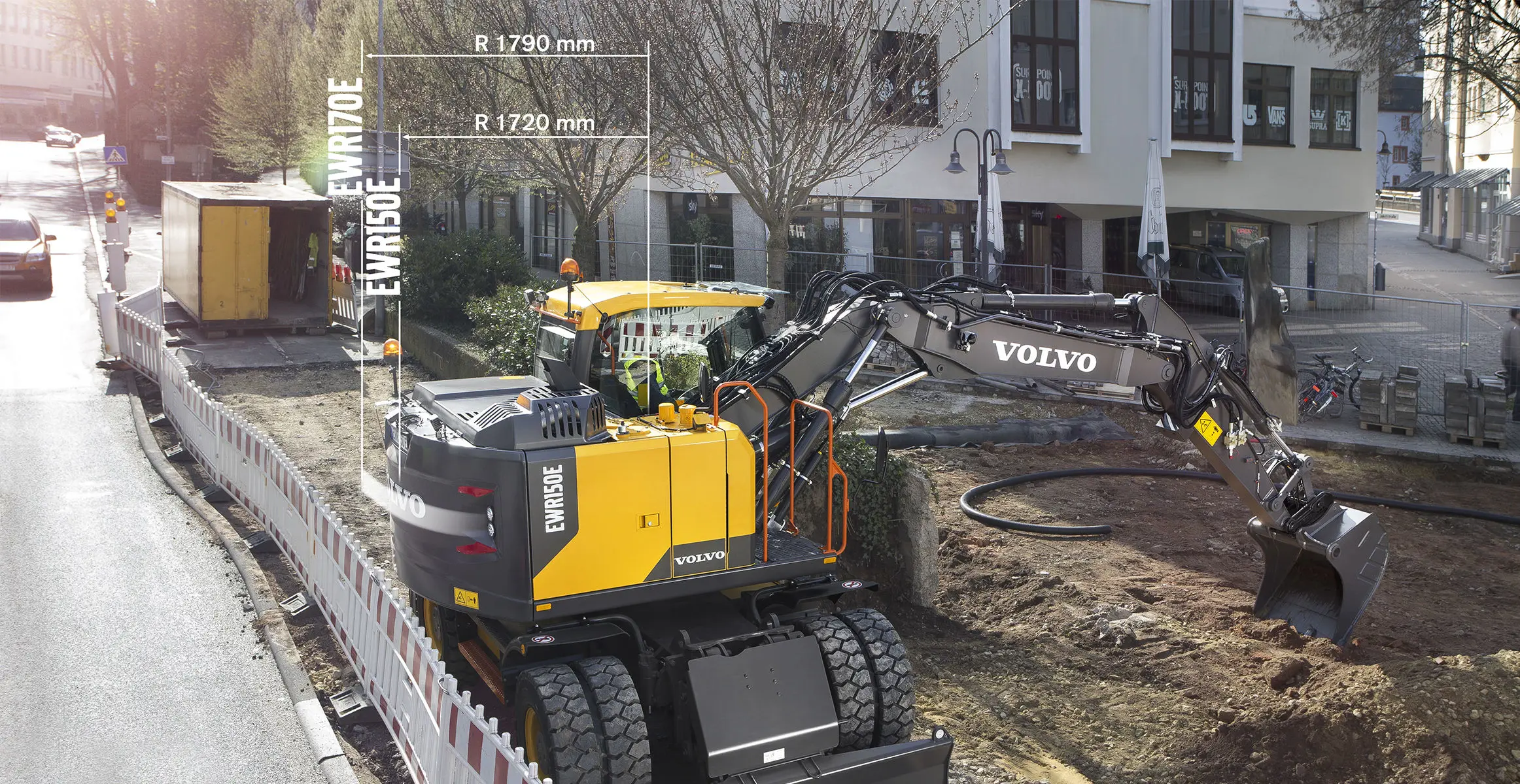 Volvo Wheeled Excavators EWR170E