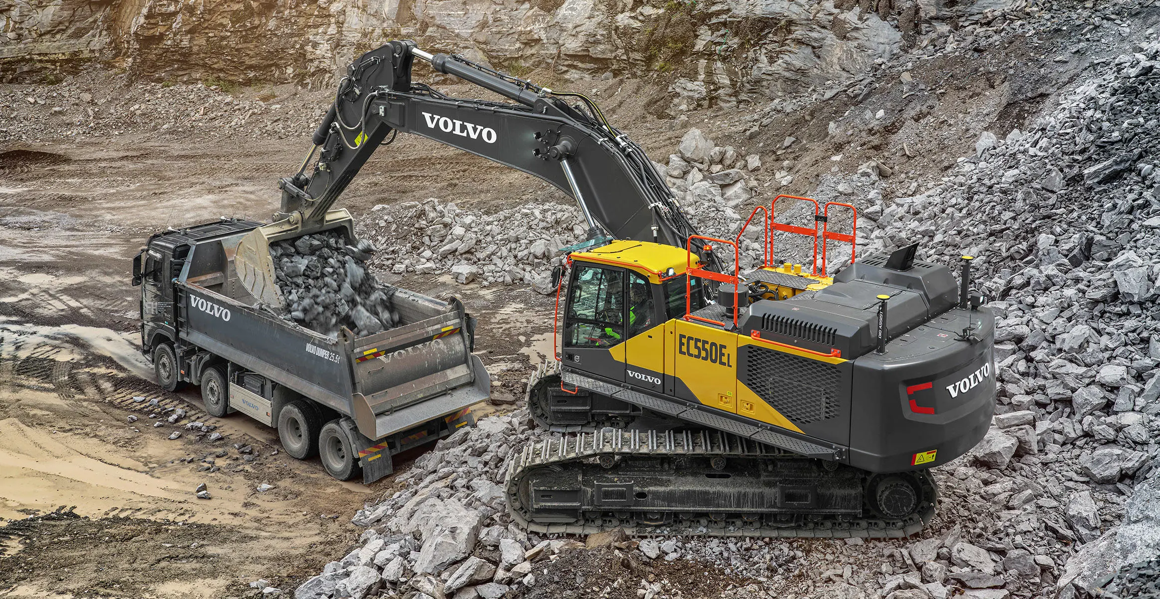 Volvo Large Crawler Excavators EC550E