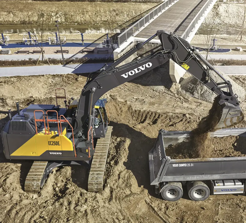 Volvo Large Crawler Excavators EC250E HYBRID